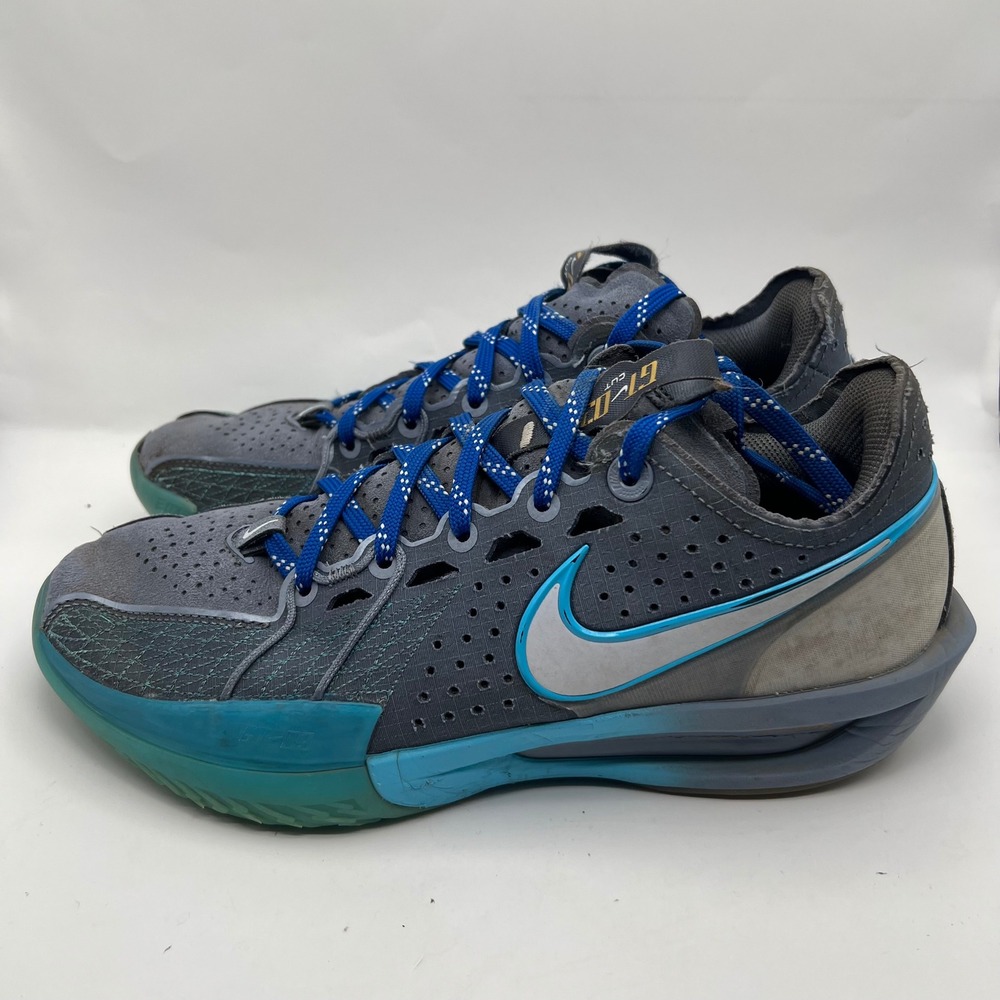 Nike Air Zoom GT Cut 3 Ashen Slate Glacier Mens 9.5 DV2913-402 Basketball Shoes
